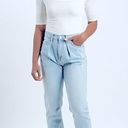 Cello CELIO 80’s STYLE DENIM SEXY MOM JEANS:PLEATED HIGH RISE, STRAIGHT DISTRESSED LEG Photo 8