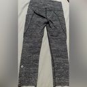 Lululemon  Gray Black and White Size 4 Cropped Leggings Photo 1