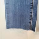 Victoria's Secret  Womens Size 4 Blue High-Rise Cropped Jeans Angel Wings Photo 6