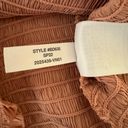 J.Crew  Squareneck Smocked Featherweight Pink Satin Long Sleeve Crop Top Photo 8