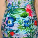 Jams World Vintage  Floral Multicolor Hawaii Midi Dress 40179 Size Medium Photo 4