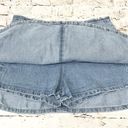 Venus Vintage  Jean Skort Denim Skirt Mini Zip 90s Y2K Style Medium Shorts Photo 2