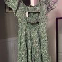 Hollister Little Green Print Dress Photo 1