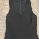 EXPRESS Black V-Neck Jumpsuit Photo 5