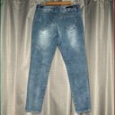 Vintage Blue INSTANT  JEANS DISTRESSED SIZE 11/12 Photo 1