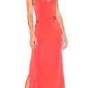 Alexis  Analiai Crepe Slip-Style Wrap Dress Red S Photo 1