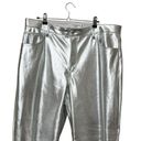 Abercrombie & Fitch  Curve Love High Rise 90s Relaxed Jeans Metallic Size 33s Photo 4