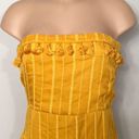 Honey Punch  gold strapless mini dress with tassels. New with tags Photo 5