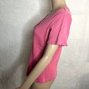 Petite Sophisticate Pink Ribbed Button Short Sleeve Tee Photo 1