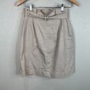 EXPRESS  Women's High Waisted Slit Front Utility Skirts Tan Size Small Photo 1