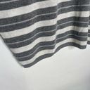 All saints Womens Cassia Jumper Gray White Stripe Boat Neck Wool Sweater… Photo 5