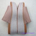 FitFlop New!  Eloise Espadrille Leather Wedge Slide Sandal in beige, size 9 Photo 6