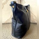 Etienne Aigner VTG Aigner Leather Shoulder Bag in Rich Black Photo 3