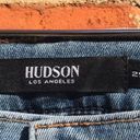 Hudson Jeans Light Wash Distressed Vintage-Style Holly Flare Photo 9