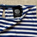 Bobeau  Nordstrom White Blue Striped Tank Top HIGH QUALITY Made in USA XS Photo 1