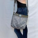 Coach Vintage 90s Y2K  Ashley Dotted Op Art Hippie Crossbody Bag - Grey/Pink Photo 2