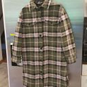 ALLSAINTS 💕💕 Tia Plaid Wool Blend Shirt Jacket ~ Green Check Print ~ US 4 NWT Photo 8