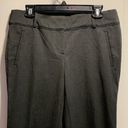 The Loft Women's Ann Taylor Charcoal Gray Marissa Straight Trousers Size 6 EUC #6337 Photo 3