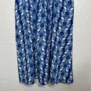 Patagonia Women M Blue White Margot Dress Sleeveless Organic Cotton V Neck Photo 5