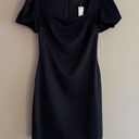 Francesca's NWT  Black Puff Sleeve Mini Dress Photo 0