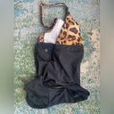 Ralph Lauren Y2K Lauren  animal print ring halter one piece swimsuit, size 12 Photo 8