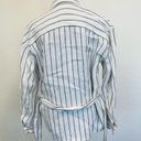 Polo  RALPH LAUREN Stripe-pattern button-up linen shirt Jacket Size 6 Photo 3