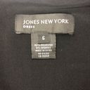 Jones New York  Dress Woven Front 1/2 Sleeve Black Photo 4