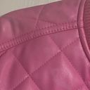 Good American  Bomber Faux LeatherJacket size 0 with flaws Photo 2