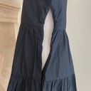 J.Crew  Cotton Poplin Black Tiered Womens Size XS Bohemian Knee Length Photo 9