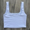 Abercrombie & Fitch Sculpt Luxe Square Neck Tank Top Size Small Blue Athleisure Photo 2