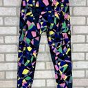 Sweaty Betty  Power 7/8 Length Multi Color Geo Print Leggings Size 6 Photo 4