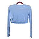 Nicole Miller  Cropped‎ Active Long Sleeve Top Sz Sm Photo 3