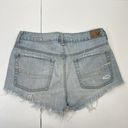 American Eagle  Hi Rise Festival Cut Off Jean Short Crochet Detail Denim Size 6 Photo 10