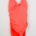 La Blanca NEW  Island Goddess Halter Tankini one-piece, Hot Coral, Size 10 Photo 2