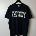 Urban Outfitters Vintage Y2K Las Vegas Dreams Come True Graphic Tee Black Medium T Shirt Solid Photo 9