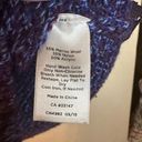 Talbots Purple Blue Merino Wool Blend with Side Zips Pullover Sweater sz medium Photo 6