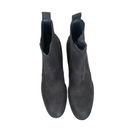 Paul Green 7  Jules Black Suede Boots Stacked Heel Booties Chelsea Photo 2