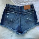 ZARA High Waisted Demim Shorts Photo 1