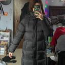 American Eagle Long Black Puffer Jacket Photo 3