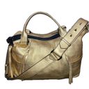 Aimee Kestenberg  Tabitha Satchel Shoulder Leather Gold Photo 6