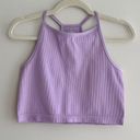 Krass&co J.o& Light Support Seamless Rib Knit Tank Top, Lilac/Lavender Tank, Size M-L Photo 1