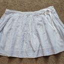 American Eagle Blue/White Striped Babydoll Skirt, Women's 4 Photo 0