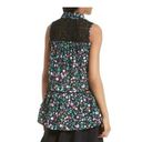 Kate Spade  Greenhouse Lace Yoke Floral Top Size XS Photo 1