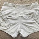 Lululemon White Speed Up Low-Rise Lined Short 2.5” Photo 2