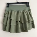 Aerie Offline By  Ruffled Skirt Green Skort Womens Size Small Pull On Athletic Photo 5