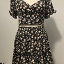 SheIn Two Piece Floral Cropped Top And Skirt Photo 0