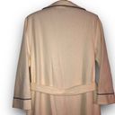 Vintage HTF 70s Cream Vassarette Velour Robe Housecoat Belted Navy Blue Piping L Size L Photo 7