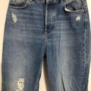 ZARA  distressed ripped jeans medium wash women's size 8 buttonfly high rise Photo 1