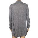 Vince marled grey and silver waterfall, open cardigan sweater. Size Medium. EUC Photo 8