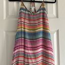 Charlie Jade  Women’s Multi Color Striped Spaghetti Strap Dress Photo 1